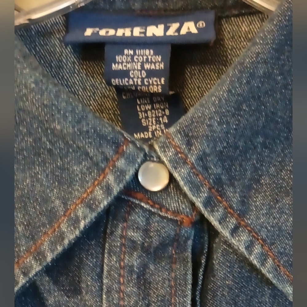 Vintage Forenza Denim Suit - Picture 5 of 10